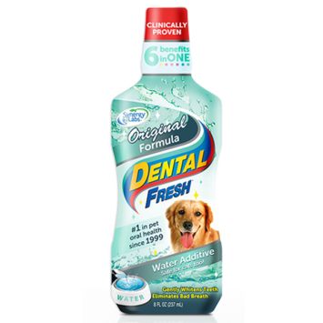 SynergyLabs® СВЕЖЕСТЬ ЗУБОВ (Dental Fresh™) жидкость против зубного налета для собак и котов
