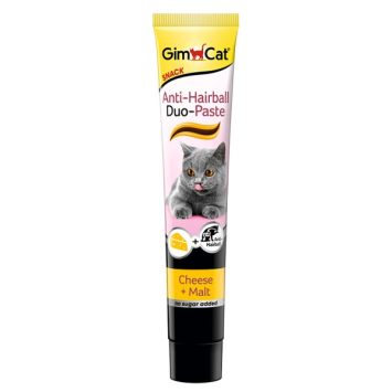 Gimpet (Джимпет) Anti-Hairball Duo-Paste + Сыр - паста для выведения шерсти для кошек