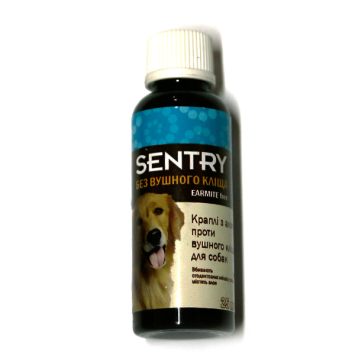 Sentry (Сентри) Earmite free - Капли с алоэ против ушного клеща для собак