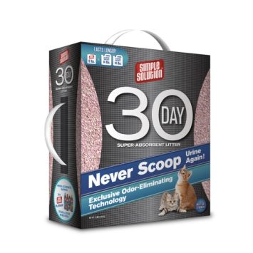 Simple Solutions Super Absorbent 30 Day Cat Litter Супер-адсорбирующий наполнитель. Достаточно просеивать! На 30 дней!