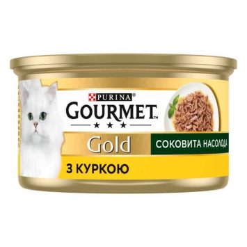Gourmet Gold (Гурмет Голд) Сочное наслаждение для взрослых кошек с курицей