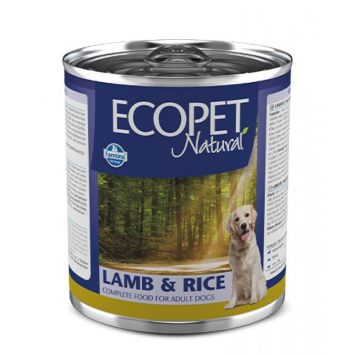 Farmina (Фармина) Ecopet Natural Dog Lamb&Rice – Консервированный корм с ягненком и рисом для взрослых собак всех пород