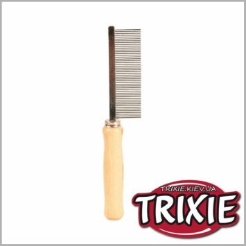 Trixie (Трикси) - Расческа с деревянной ручкой,17.5см.