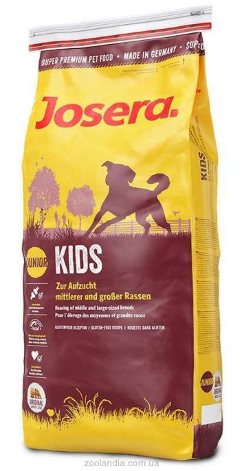Josera (Йозера) Kids - Корм для щенков и молодых собак (с курицей)