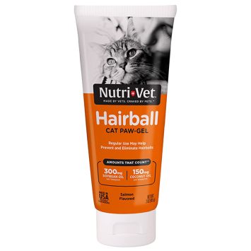 Nutri-Vet Выведение Шерсти Гель с Лососем (Hairball Salmon flavor) добавка для котов