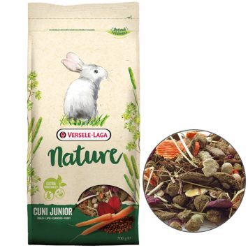 Versele-Laga Nature Cuni Junior (Верселе-Лага Натюр) - Суперпремиум беззерновой корм для крольчат 