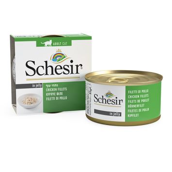 Schesir (Шезир) Chicken - Влажный корм для кошек с курицей, банка