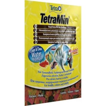 Tetra (Тетра) TetraMin - Основной корм для рыб, хлопья