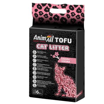 AnimAll (ЭнимАлл) Tofu - Наполнитель соевый для кошачьего туалета 6 л