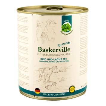 Baskerville (Баскервиль) Holistic - Консервированный корм для собак (лосось/говядина)