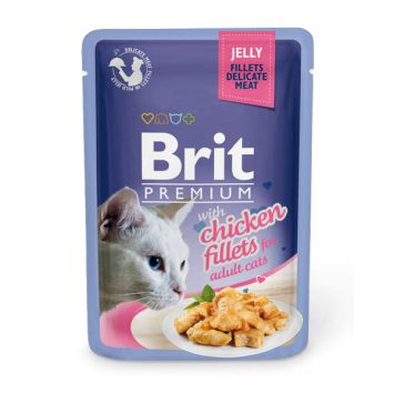 Brit Premium Cat pouch (Брит Премиум Кэт) - филе курицы в желе (пауч)