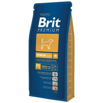Brit Premium (Брит Премиум) Senior M - Корм для стареющих собак средних пород