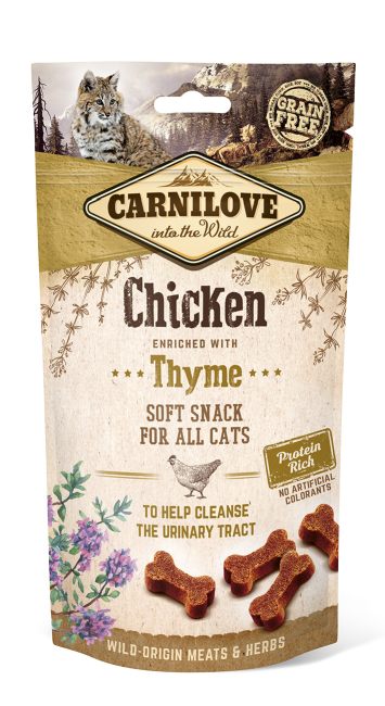 Carnilove (Карнилав) Cat Semi Moist Snack Лакомство для кошек курица, тимьян
