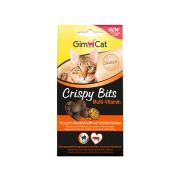 GimCat (Джимкет) Crispy Bits Хрустящие мясные шарики Мультивитамин