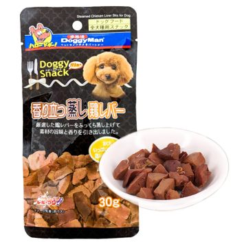 DoggyMan (ДоггиМен) Steamed Chicken Liver – Лакомство кусочки куриной печени для собак и щенков