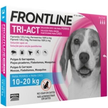 Frontline Tri-Act (Фронтлайн Три-Акт) Капли для собак от 10 до 20 кг