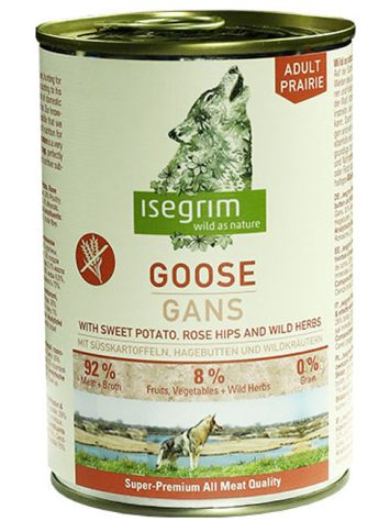 Isegrim (Изегрим) Goose – Консервированный корм для взрослых собак (гусь)