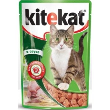 Kitekat (Китикет) для кошек с ягненком в соусе (пауч)