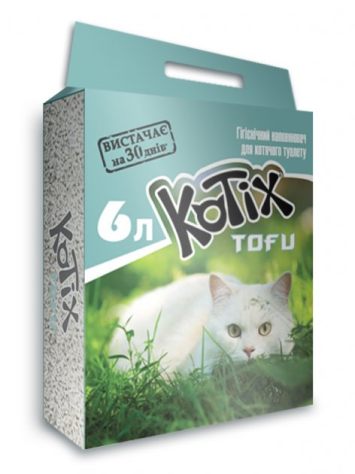 Kotix (Котикс) Tofu - Наполнитель соевый для кошачьего туалета без аромата
