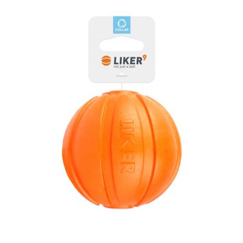 Collar (Коллар) Liker (Лайкер) мяч-игрушка для собак, оранжвый 9 см