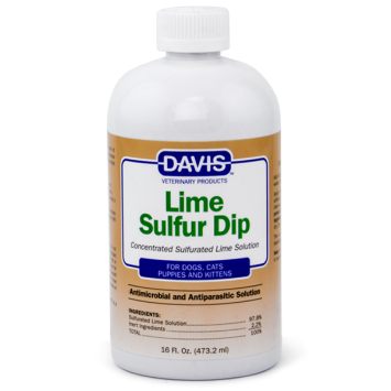 Davis Lime Sulfur Dip ДЭВИС ЛАЙМ СУЛЬФУР антимикробное и антипаразитарное средство для собак и котов, концентрат