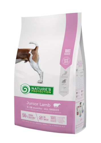 Nature's Protection Junior Lamb All Breeds - Сухой корм для щенков всех пород (с ягненком)