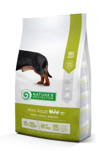 Nature's Protection Mini Adult Small Breeds - Сухой корм для взрослых собак мелких пород (с курицей)