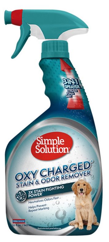 Simple Solutions (Симпл Солюшн) Oxy charged stain+odor remover - Для нейтрализации запахов, удаления стойких пятен, с активным кислородом