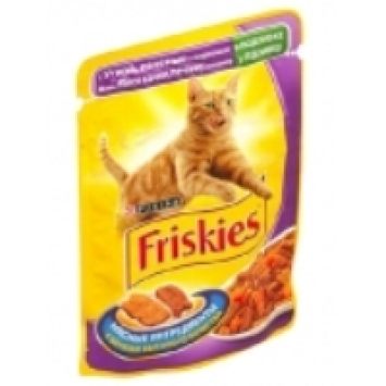 Friskies (Фрискис) Консервы для кошек Кусочки в подливе с уткой