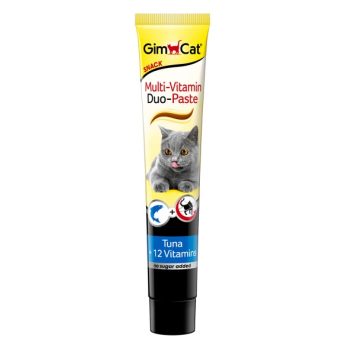 GimCat (Джимпет) Multi-Vitamin Duo Paste витаминная паста для кошек Тунец + 12 витаминов