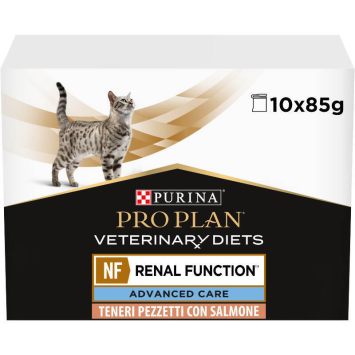 Pro Plan Veterinary Diets NF Renal Function Feline Salmon - Консервированный корм с лососем для кошек при заболеваниях почек