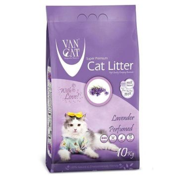 VanCat (ВанКэт) Cat Litter Lavender - Бентонитовый наполнитель для кошачьего туалета с ароматом лаванды