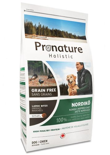 Pronature Holistic (Пронатюр Холистик) Nordikо Large Bites – Беззерновой холистик корм для собак средних и крупных пород (индейка/ягоды)