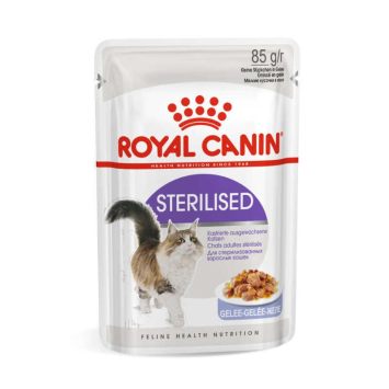 Royal Canin (Роял Канин) Sterilised jelly - Влажный корм для взрослых стерилизованных котов и кошек, в желе