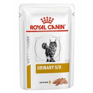 Royal Canin (Роял Канин) Urinary S/O Cat - Влажный корм для кошек при заболеваниях дистального отдела мочевыделительной системы (с курицей кусочки в соусе)