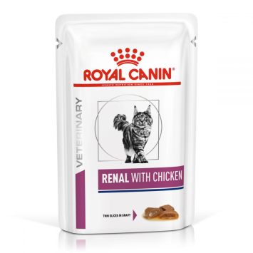 Royal Canin (Роял Канин) Renal Chicken Feline - Консервированный корм с курицей для кошек при почечной недостаточности (кусочки в подливе)