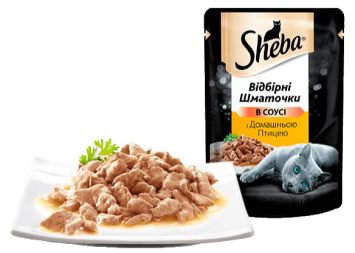 Sheba (Шеба) Select Slices Кусочки с домашней птицей в нежном соусе