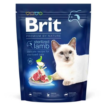 Brit Premium by Nature Cat Sterilized Lamb - Сухой корм для стерилизованных котов с ягненком