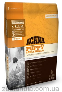 Acana (Акана) Recipe Puppy Large Breed - корм для щенков крупных пород