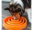 Outward Hound Миска-лабиринт для собак, оранжевая