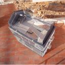 Ferplast (Ферпласт) Cage Barn 100 Double White клетка для кролика, 95x57x121 см (белый металл)