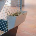 Ferplast (Ферпласт) Cage Barn 100 Double White клетка для кролика, 95x57x121 см (белый металл)