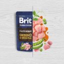 Brit Premium (Брит Премиум) Fillets in Gravy Chicken & Green Peas - Влажный корм для собак малых пород филе в соусе курица и зеленый горошек