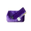 Lucky Pet (Лаки Пет) Рольф - Лежак для собак и котов, фиолетово-кремовый