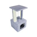 Lucky Pet (Лаки Пет) Грот Люкс - Когтеточка-домик с платформой, мех