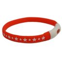 AnimAll (ЭнимАлл) LED USB Flashing Collar - Светящийся ошейник с подзарядкой для кошек и собак, красный