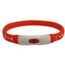 AnimAll (ЭнимАлл) LED USB Flashing Collar - Светящийся ошейник с подзарядкой для кошек и собак, красный