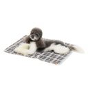 Pet Fashion (Пэт Фешн) Bliss 2 Плед для собак и кошек плюш серый клетчатый