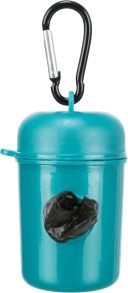 Trixie (Трикси) -  Контейнер для уборочных пакетов пластиковый + 2 рулона*20шт, цвета в ассортименте