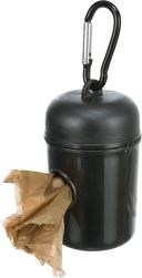 Trixie (Трикси) -  Контейнер для уборочных пакетов пластиковый + 2 рулона*20шт, цвета в ассортименте